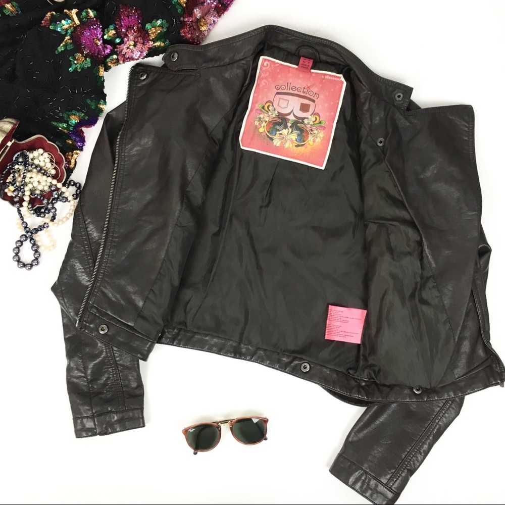 BERNARDO Brown Moto Jacket - Picture 4 of 8